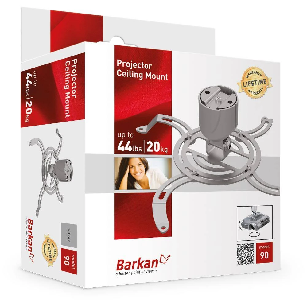 Barkan Silver Projector Ceiling Mount for Weight up to 25 lbs. by Barkan a Better Point of View 6 Barkan Silver Projector Ceiling Mount for Weight up to 25 lbs. by Barkan a Better Point of View - Image 6