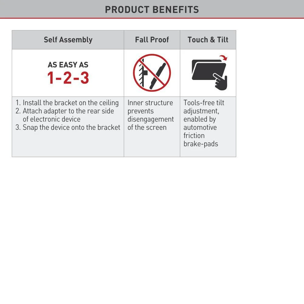 Barkan Silver Projector Ceiling Mount for Weight up to 25 lbs. by Barkan a Better Point of View 7 Barkan Silver Projector Ceiling Mount for Weight up to 25 lbs. by Barkan a Better Point of View - Image 7