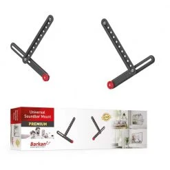 Barkan No Drill Soundbar Mount for Speakers up to 14.3 lbs. Fits 29 in. to 80 in. TVs by Barkan a Better Point of View