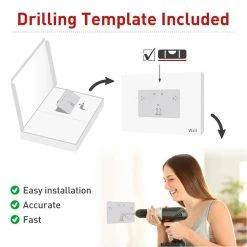 Barkan 13 - 80 inch Full Motion - 4 Movement Flat / Curved TV Wall Mount Black Extremely Extendable Very Low Profile by Barkan a Better Point of View -Electro Gear Shop barkan a better point of view tv mounts 4400 b 31 1000