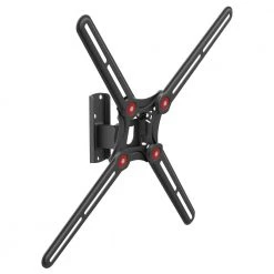 Barkan 13 in. - 65 in. Swivel, Tilt Flat/Curved TV Wall Mount Patented to Fit Various Screen Types Touch, Tilt in Black by Barkan a Better Point of View