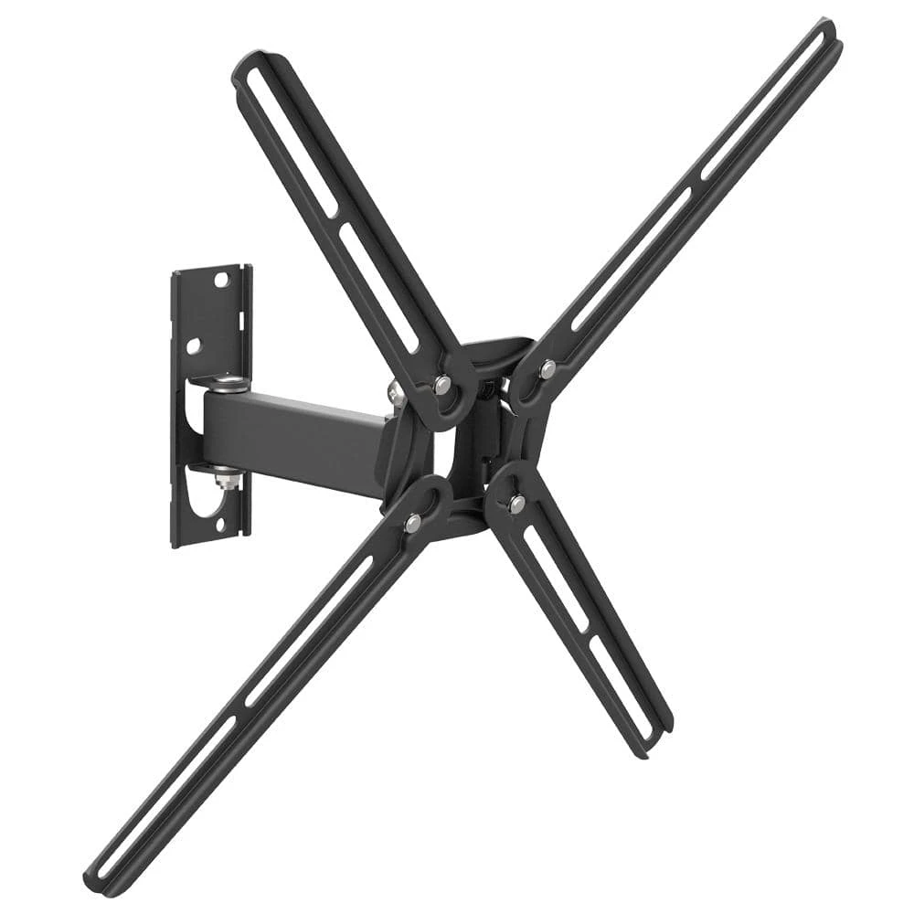 Barkan 13 in. to 65 in. Full Motion - 3 Movement TV Wall Mount Black Touch and Tilt Screen Leveling by Barkan a Better Point of View 1 Barkan 13 in. to 65 in. Full Motion - 3 Movement TV Wall Mount Black Touch and Tilt Screen Leveling by Barkan a Better Point of View