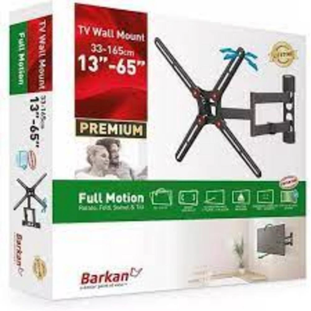 Barkan 13 in. - 65in. Articulating/Extending Arm 4 Movements TV Wall Mount in Black by Barkan a Better Point of View 3 Barkan 13 in. - 65in. Articulating/Extending Arm 4 Movements TV Wall Mount in Black by Barkan a Better Point of View - Image 3