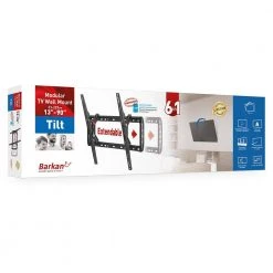 13 in. to 90 in. Tilt Flat/Curved TV Wall Mount Auto Locking Patent Extra Stable in Black by Barkan a Better Point of View 17 13 in. to 90 in. Tilt Flat/Curved TV Wall Mount Auto Locking Patent Extra Stable in Black by Barkan a Better Point of View -Electro Gear Shop barkan a better point of view tv mounts bm410t fa 1000