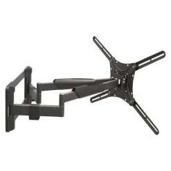 Barkan 13 in. to 90 in. Black Full Motion - 4 Movement Long Dual Arm Premium Flat/Curved TV Wall Mount by Barkan a Better Point of View -Electro Gear Shop barkan a better point of view tv mounts bm464lp c3 1000