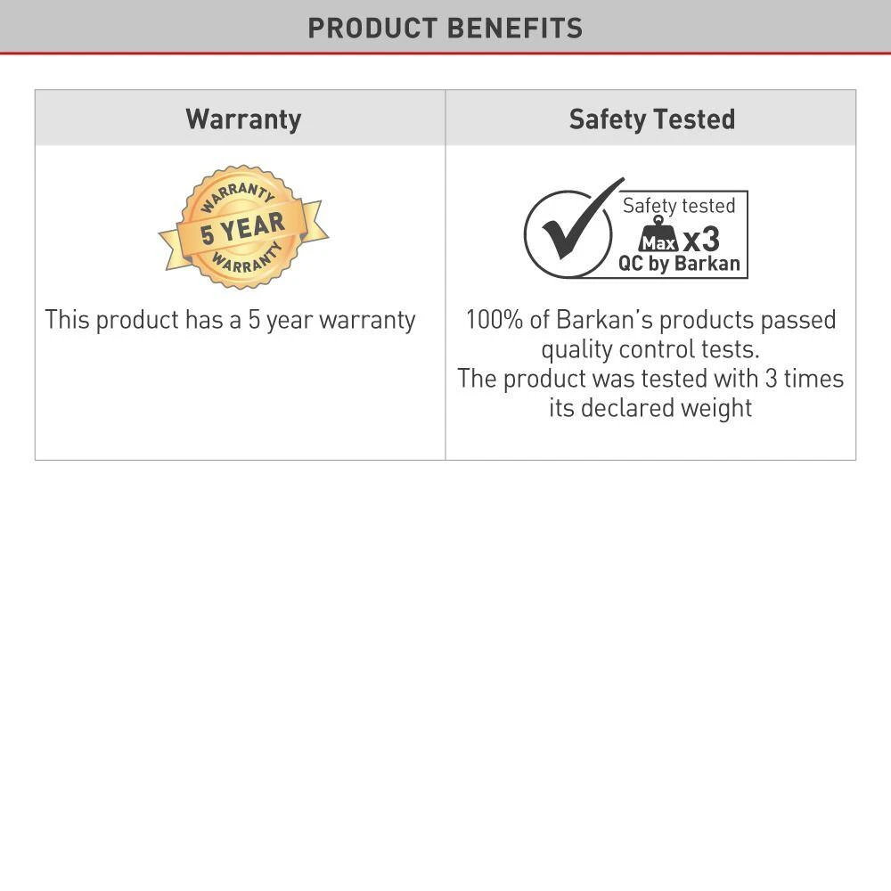 Barkan Adjustable Mount for Media Devices Safety Strap, Easy Assembly in Black by Barkan a Better Point of View 6 Barkan Adjustable Mount for Media Devices Safety Strap, Easy Assembly in Black by Barkan a Better Point of View - Image 6