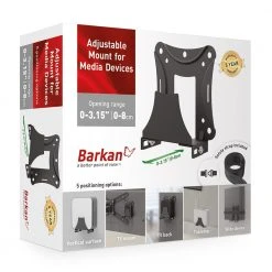 Barkan Adjustable Mount for Media Devices Safety Strap, Easy Assembly in Black by Barkan a Better Point of View 11 Barkan Adjustable Mount for Media Devices Safety Strap, Easy Assembly in Black by Barkan a Better Point of View -Electro Gear Shop barkan a better point of view tv mounts bm80 4f 1000