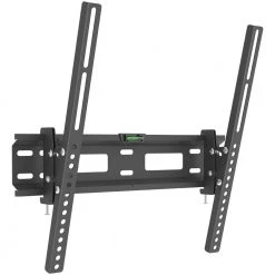Barkan 13" to 60" Tilt TV Wall Mount + 6ft HDMI Cable, Black, Continuous Tilt, Bubble Level Included, Lateral Adjustment by Barkan a Better Point of View