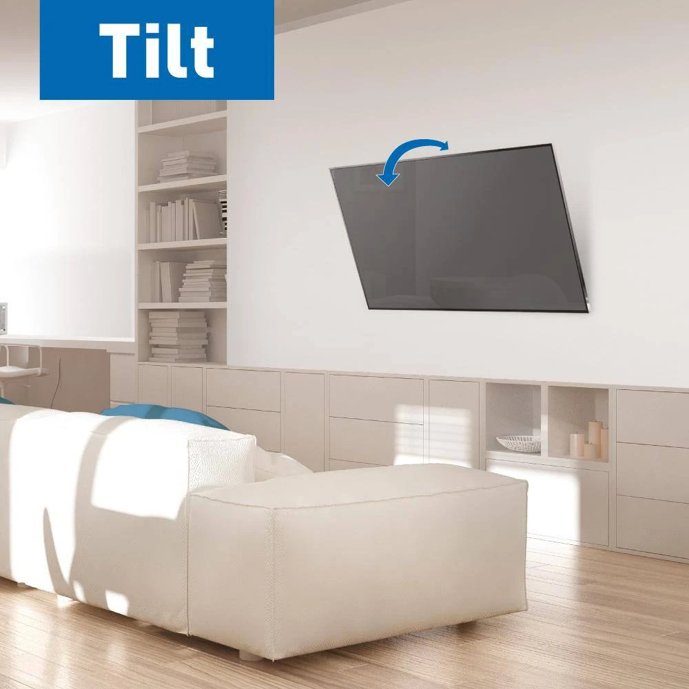 Barkan 32 in to 90 in Tilt Flat / Curved TV Wall Mount, up to 132 lbs by Barkan a Better Point of View 2 Barkan 32 in to 90 in Tilt Flat / Curved TV Wall Mount, up to 132 lbs by Barkan a Better Point of View - Image 2