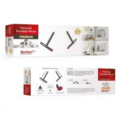 Barkan 13" to 80" Soundbar Mount, Black, Universal, Easy Assembly, No Drill by Barkan a Better Point of View 9 Barkan 13" to 80" Soundbar Mount, Black, Universal, Easy Assembly, No Drill by Barkan a Better Point of View -Electro Gear Shop barkan a better point of view tv mounts e820 online b 66 1000