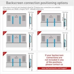 Barkan 29" to 75" Fixed No Stud Flat / Curved TV Wall Mount for Drywall, Black, No Drill, Very Low Profile by Barkan a Better Point of View 23 Barkan 29" to 75" Fixed No Stud Flat / Curved TV Wall Mount for Drywall, Black, No Drill, Very Low Profile by Barkan a Better Point of View -Electro Gear Shop barkan a better point of view tv mounts nd400 b 31 1000