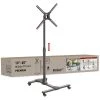 Barkan 13 in.- 65 in. Tilt Mobile TV Mount Cart Black Patented to Fit Various Screen Types Fall Proof by Barkan a Better Point of View