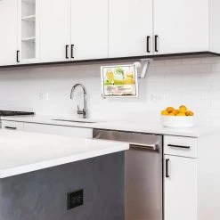 Barkan 7 in. - 14 in. Full Motion 4-Movement Tablet Mount for Wall and Cabinet Black Firm Tablet Clamp Very Low Profile by Barkan a Better Point of View -Electro Gear Shop black barkan a better point of view tablets accessories t72 1d 1000