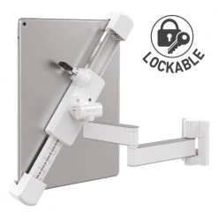 Barkan 7 in. - 14 in. Full Motion - 4 Movement Anti-Theft Tablet Wall Mount Black Very Low Profile Touch & Tilt by Barkan a Better Point of View -Electro Gear Shop black barkan a better point of view tablets accessories t72vl d4 1000