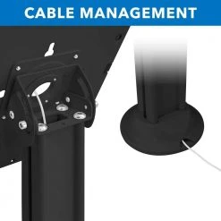 Secure iPad Floor Stand with Document Holder for 8th Generation iPad Black by mount-it! 11 Secure iPad Floor Stand with Document Holder for 8th Generation iPad Black by mount-it! -Electro Gear Shop black mount it tablets accessories mi 3770b g8 44 1000