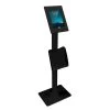Secure iPad Floor Stand with Document Holder for 8th Generation iPad Black by mount-it!