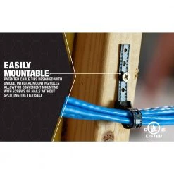 14 in. Mountable Cable Tie with 50 lbs. Tensile Strength, Black (100-Pack) by Southwire -Electro Gear Shop black southwire cable zip ties 58298440 40 1000