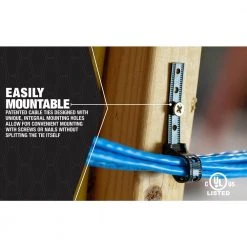 11 in. Mountable Cable Tie with 90 lbs. Tensile Strength, Black (100-Pack) by Southwire -Electro Gear Shop black southwire cable zip ties 58298640 40 1000