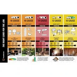 100 ft. 14/3 SJEOOW Black Polar/Solar Standard Extension Cord by Southwire -Electro Gear Shop black southwire general purpose cords 1429sw0008 76 1000