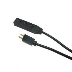 15 ft. 14/3 SJTW Trinector Vinyl Outdoor Medium-Duty Extension Cord, Black by Southwire -Electro Gear Shop black southwire general purpose cords 35227408 4f 1000