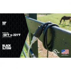 50 ft. 12/3 SJTOW AgriPro Farm/Workshop Medium-Duty Extension Cord by Southwire -Electro Gear Shop black southwire general purpose cords 64816901 44 1000