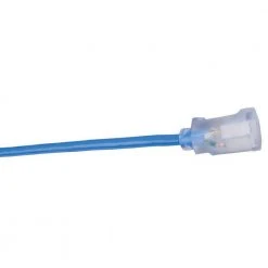 50 ft. 12/3 SJTW Hi-Visibility/Low-Temp Outdoor Heavy-Duty Extension Cord with Power Light Plug by Southwire -Electro Gear Shop blue southwire general purpose cords 2568sw0006 66 1000