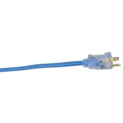 50 ft. 12/3 SJTW Hi-Visibility/Low-Temp Outdoor Heavy-Duty Extension Cord with Power Light Plug by Southwire -Electro Gear Shop blue southwire general purpose cords 2568sw0006 77 1000