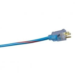 50 ft. 12/3 SJTW Hi-Visbility Multi-Color Outdoor Heavy-Duty Extension Cord with Power Light Plug by Southwire -Electro Gear Shop cool blue red southwire general purpose cords 2548sw0064 77 1000