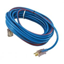 50 ft. 12/3 SJTW Hi-Visbility Multi-Color Outdoor Heavy-Duty Extension Cord with Power Light Plug by Southwire -Electro Gear Shop cool blue red southwire general purpose cords 2548sw0064 c3 1000