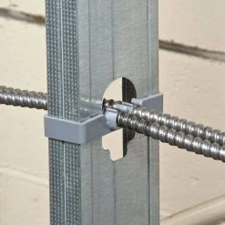 Clip-It 2-Circuit MC/AC Horizontal 4 in. Stud Strap (100-Pack) by Southwire -Electro Gear Shop gray southwire cord covers mh ak02 31 1000