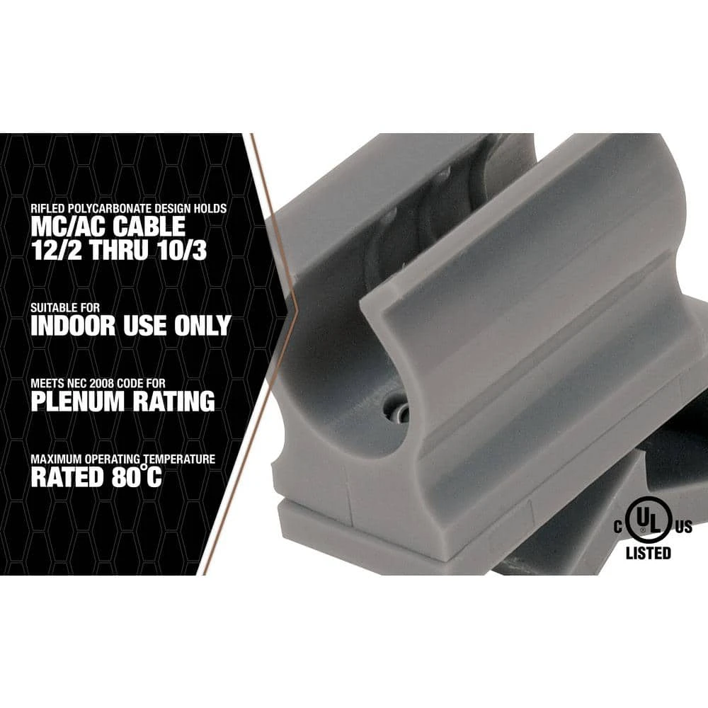 Clip-It MC/AC Bar Joist Support Clip (100-Pack) by Southwire 4 Clip-It MC/AC Bar Joist Support Clip (100-Pack) by Southwire - Image 4