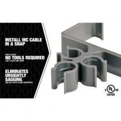 Clip-It 3-Circuit MC/AC 2-1/2 in. Stud Strap (120-Pack) by Southwire -Electro Gear Shop gray southwire cord covers ms ak250 40 1000