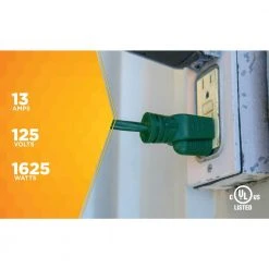 40 ft. 16/3 SJTW Outdoor Light-Duty Extension Cord by Southwire -Electro Gear Shop green southwire general purpose cords 23568805 1f 1000