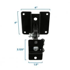 Heavy-Duty Universal Speaker Mounts for Walls/Ceiling, Black by mount-it! -Electro Gear Shop mount it audio accessories mi sb03 4f 1000