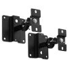 Heavy-Duty Universal Speaker Mounts for Walls/Ceiling, Black by mount-it!