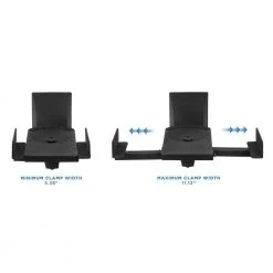 Speaker Wall Mounts with Sliding Clamps (Pair) by mount-it! -Electro Gear Shop mount it audio accessories mi sb37 4f 1000