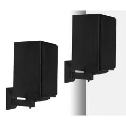 Speaker Wall Mounts with Sliding Clamps (Pair) by mount-it!