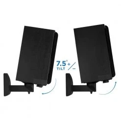 Speaker Wall Mounts with Sliding Clamps (Pair) by mount-it! -Electro Gear Shop mount it audio accessories mi sb37 fa 1000