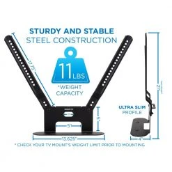 Sound Bar TV Mounting Shelf for Sonos Beam by mount-it! -Electro Gear Shop mount it audio accessories mi sb44 44 1000