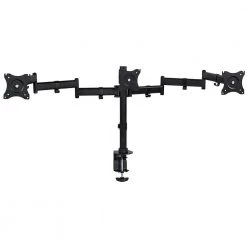 13 in. to 27 in. Screens Fully Adjustable Triple Computer Monitor Mount by mount-it!