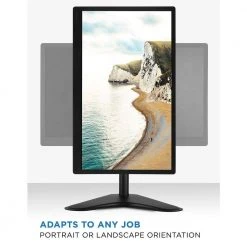 32 in. Freestanding Single Monitor Desk Stand Up to Screens by mount-it! 10 32 in. Freestanding Single Monitor Desk Stand Up to Screens by mount-it! -Electro Gear Shop mount it computer laptop accessories mi 1757 4f 1000