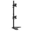 Vertical Dual Monitor Stand Adapter for Screens up to 32 in. Black by mount-it!