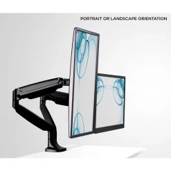 30 in. Dual Monitor Mount with Gas Spring Arms for Screens by mount-it! -Electro Gear Shop mount it computer laptop accessories mi 1772b c3 1000