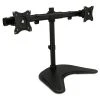 13 in. to 27 in. Freestanding Dual Monitor Desk Stand for Screens by mount-it!