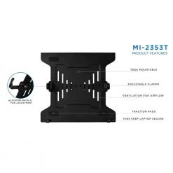 VESA Laptop Mount Tray for 10 in. to 15.6 in. Monitors by mount-it! -Electro Gear Shop mount it computer laptop accessories mi 2352t 4f 1000