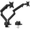 Dual Monitor Desk Mount/Base Adapter Black by mount-it!