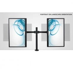 13 in. to 27 in. Screen Size Full Motion Dual Monitor Desk Mount by mount-it! 13 13 in. to 27 in. Screen Size Full Motion Dual Monitor Desk Mount by mount-it! -Electro Gear Shop mount it computer laptop accessories mi 2752 44 1000