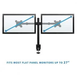 13 in. to 27 in. Screen Size Full Motion Dual Monitor Desk Mount by mount-it! 11 13 in. to 27 in. Screen Size Full Motion Dual Monitor Desk Mount by mount-it! -Electro Gear Shop mount it computer laptop accessories mi 2752 4f 1000