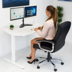 Dual Monitor Desk Stand for 13 in. to 32 in. Monitors by mount-it! 17 Dual Monitor Desk Stand for 13 in. to 32 in. Monitors by mount-it! -Electro Gear Shop mount it computer laptop accessories mi 2781 31 1000