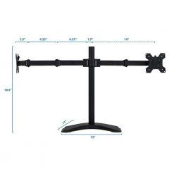 Dual Monitor Desk Stand for 13 in. to 32 in. Monitors by mount-it! 16 Dual Monitor Desk Stand for 13 in. to 32 in. Monitors by mount-it! -Electro Gear Shop mount it computer laptop accessories mi 2781 76 1000